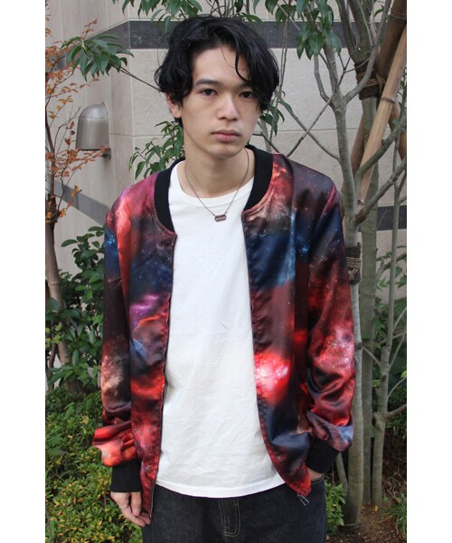 PUBLIC EYES（パブリックアイズ）の「"PE-50"スペースグラフィックブルゾン"RED"（ジャケット/アウター・メンズ・その他・S/M）」の8枚目の写真