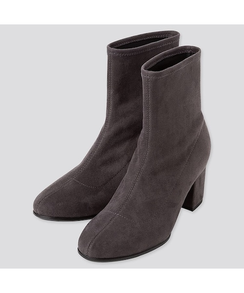 UNIQLO（ユニクロ）の「ストレッチショートブーツ（その他シューズ・レディース・BLACK 09/DARK GRAY 08・24/23.5/23/22.5/26.0/25/24.5/25.5）」の2枚目の写真