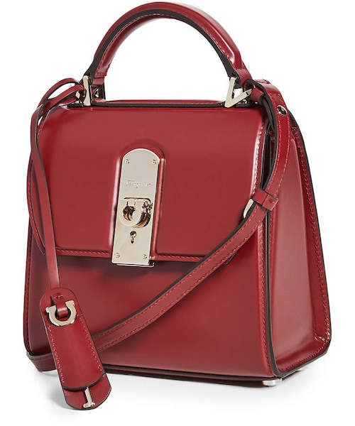 【ほぼ未使用】フェラガモ　ショルダーバッグ　BOXYZ　2WAY　ツイード FERRAGAMO（フェラガモ）の「Salvatore Ferragamo Boxyz Bag