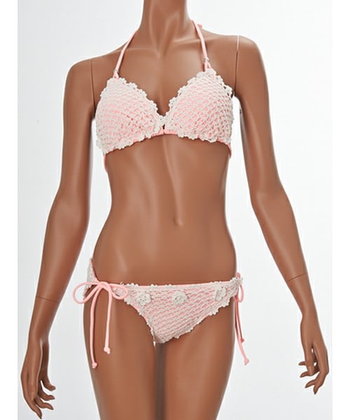 PEAK&PINE ビキニ　9M PEAK&PINE 水着 ビキニ ペイズリー ピンク 9M ピークアンド