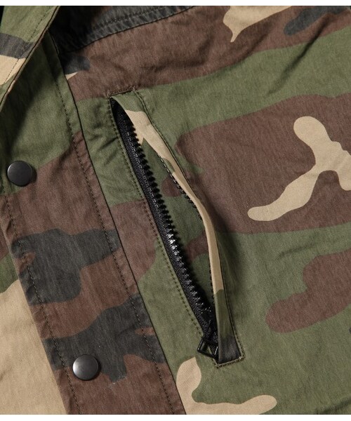 LE JUN（ルジュン）の「カモフラージュブルゾン（ジャケット/アウター・メンズ・カーキ・S/M/L）」の9枚目の写真