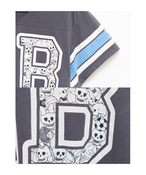 lazybone(レイジーボーン)の「LB Sporty Tee(トップス・レディース・牙白色/深灰色・F)」の9枚目の写真