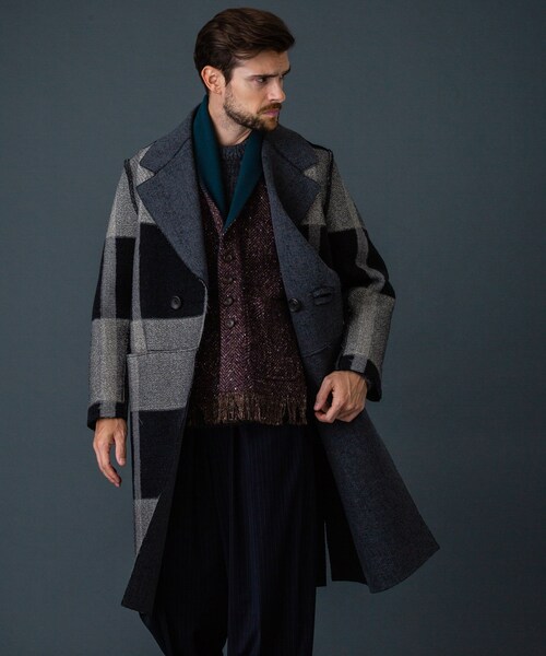 RAIN MAKER KYOTO レインメーカー カシミヤ混メルトンコート RAINMAKER】メルトンコート RAIN MAKER KYOTO レインメーカー