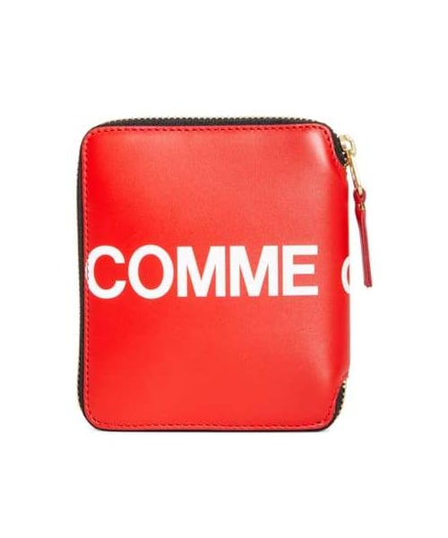 COMME des GARCONS(コムデギャルソン)の「Comme des Garcons Huge Logo Zip Around Wallet(財布・レディース・Black/Red・One Size)」の3枚目の写真
