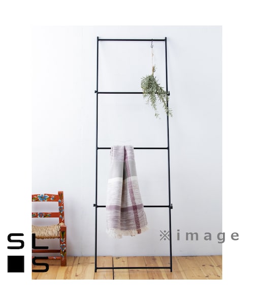 アイアンラダー　シェルフ ラダーラック ジョセフアイアン ラダーシェルフ スリム 組立式 Joseph