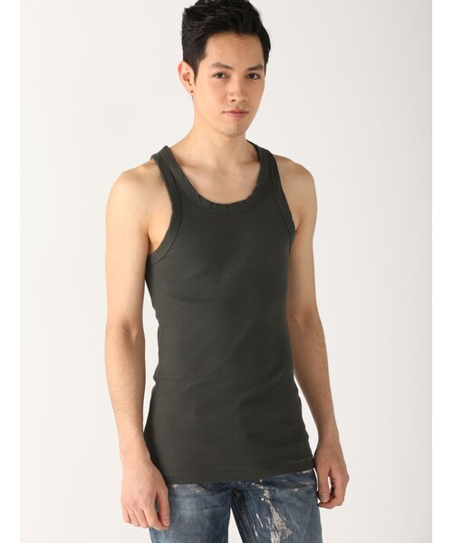 RAWLIFE（ロウライフ）の「FranCisT_MOR.K.S/フランシスト モークス/タンクトップ（その他・メンズ・SILVER/GREY/CHARCOL/WHITE/D/OLIVE/BLUE・2/3/4）」の5枚目の写真