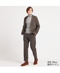 UNIQLO | EZYアンクルパンツ（ジャージー・丈長め76cm）(其他褲裝)