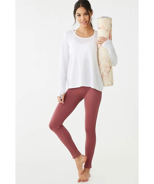 FOREVER 21（フォーエバー トゥエンティーワン）の「Forever 21 Active Open-Back Top（Tシャツ/カットソー・レディース・Black/White・X-small/Small/Medium/Large）」の4枚目の写真