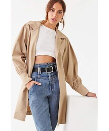 Forever 21 Notched Collar Trench Coat