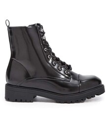 FOREVER 21 | Forever 21 Faux Leather Combat Boots(ブーツ)