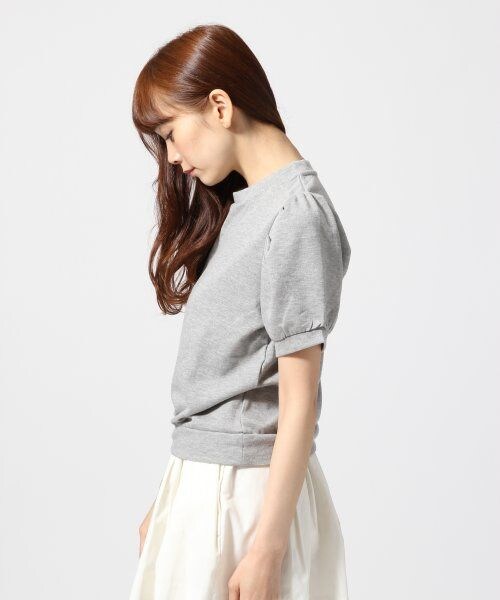 LOWRYS FARM（ローリーズファーム）の「ミニウラケタックパワショルプルオーバー（トップス・レディース・オフ/グレー/イエロー・Ｍ/Ｌ）」の4枚目の写真