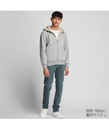 UNIQLO | ボアスウェットフルジップパーカ（長袖）(パーカー)