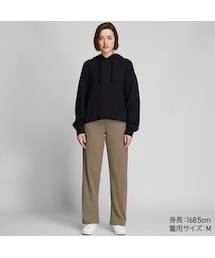 UNIQLO | ワイドリブスリットストレートパンツ セットアップ可能(その他パンツ)
