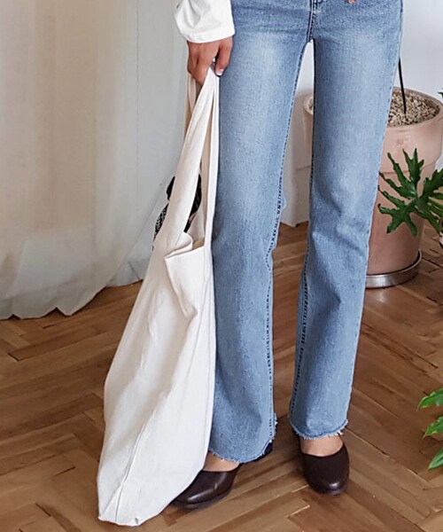 DHOLIC（ディーホリック）の「ビッグエコバッグ（エコバッグ/サブバッグ・レディース・ベージュ/ホワイト・FREE）」の2枚目の写真