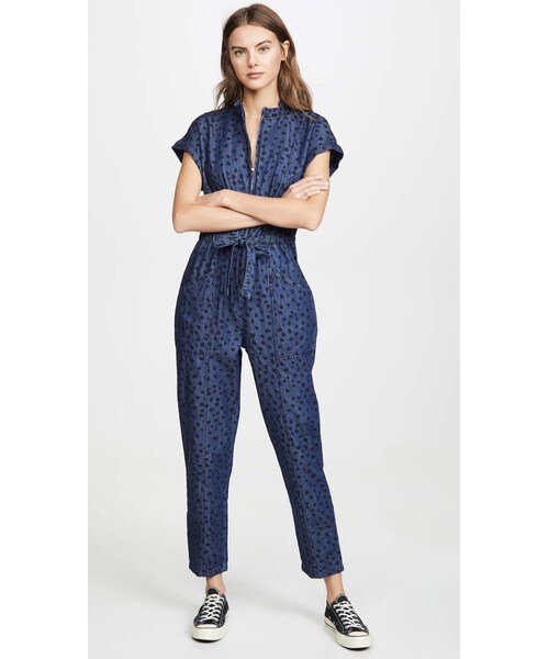 rebecca taylor denim jumpsuit