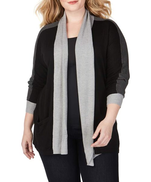 Foxcroft(フォックスクロフト )の「Foxcroft Reede Colorblock Cardigan(ニット/セーター)」 WEAR