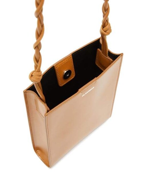 JIL SANDER(ジルサンダー)の「Jil Sander - Small Knotted Strap Leather Cross Body Bag - Womens - Tan(ショルダーバッグ・レディース・Brown・One Size)」の3枚目の写真