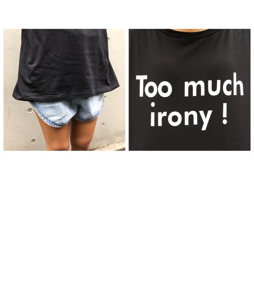 no brand（ノーブランド）の「キャップスリーブTOPS｢TOO MACHI｣（ニット/セーター・レディース・その他）」の12枚目の写真