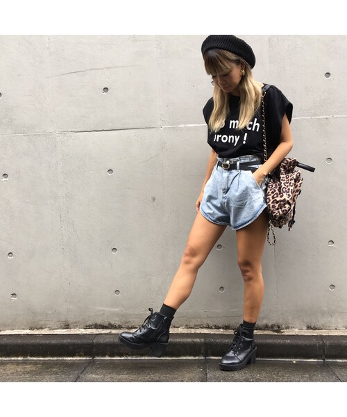 no brand（ノーブランド）の「キャップスリーブTOPS｢TOO MACHI｣（ニット/セーター・レディース・その他）」の7枚目の写真