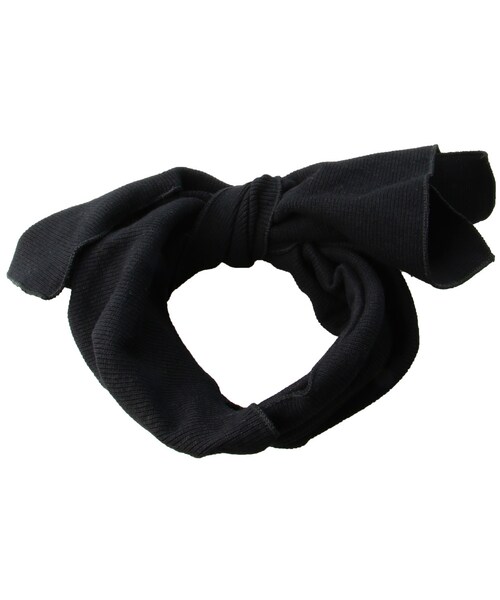 BRANSHES（ブランシェス）の「リブニットヘアバンド（ヘアバンド・キッズ・キャメル/ブラック・フリー）」の2枚目の写真
