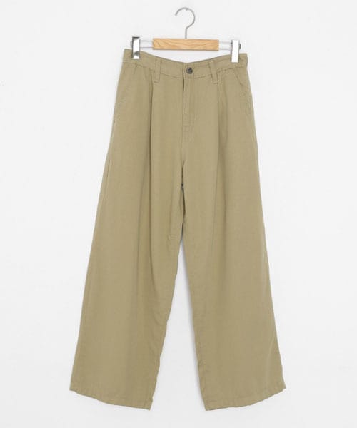 DHOLIC（ディーホリック）の「ワイドストレートパンツ（その他パンツ・レディース・ブラック/ベージュ/ブラウン・S/M/L）」の3枚目の写真