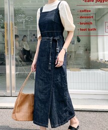 DHOLIC STYLE | [mayblue] デニムロングワンピース(ワンピース)