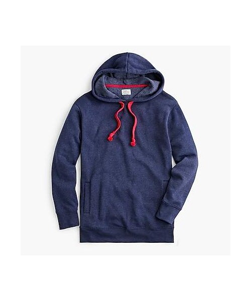 tunic fleece hoodie