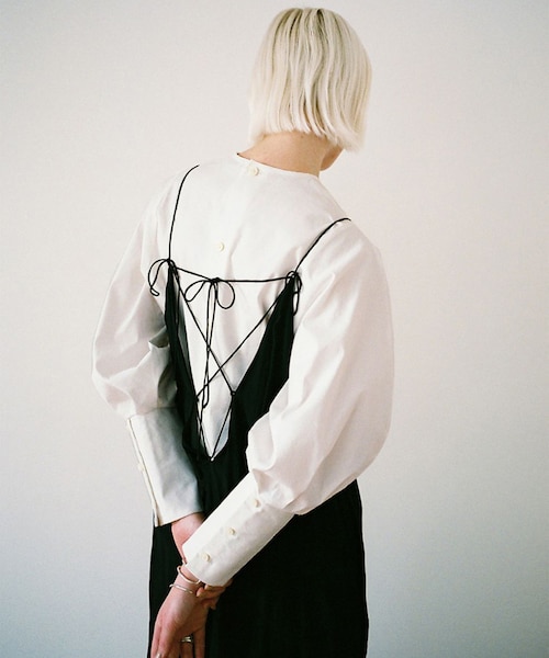 クラネ LAYERED CAMISOLE SWIMWEAR ブラウン CLANE/クラネ】LAYERED