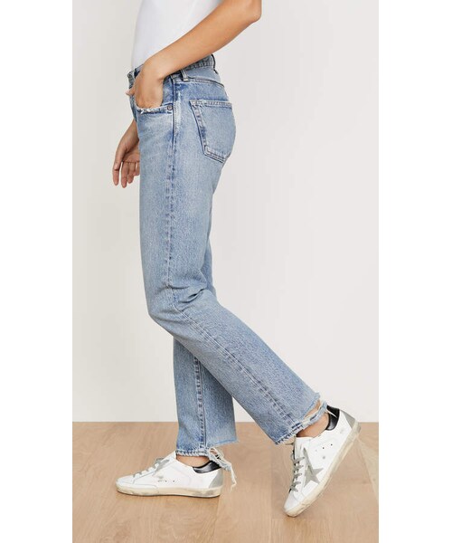 MOUSSY(マウジー)の「MOUSSY VINTAGE Norwalk Straight Jeans(デニムパンツ・レディース・Blue・24/25/26/27/28/29/30/31)」の6枚目の写真