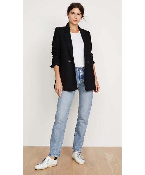MOUSSY(マウジー)の「MOUSSY VINTAGE Norwalk Straight Jeans(デニムパンツ・レディース・Blue・24/25/26/27/28/29/30/31)」の2枚目の写真