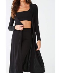 Forever 21 Open-Front Duster Cardigan