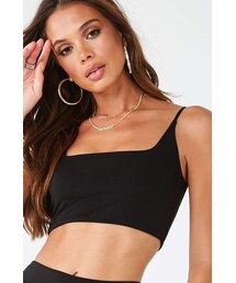 Forever 21 Square Neck Cropped Cami