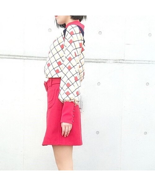 starblinc(スターブリンク)の「チェックバイカラーヨークプルオーバー(ポロシャツ・レディース・その他)」の5枚目の写真