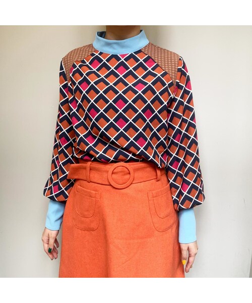 starblinc(スターブリンク)の「チェックバイカラーヨークプルオーバー(ポロシャツ・レディース・その他)」の9枚目の写真