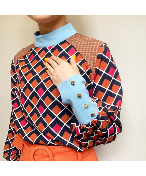 starblinc(スターブリンク)の「チェックバイカラーヨークプルオーバー(ポロシャツ・レディース・その他)」の12枚目の写真