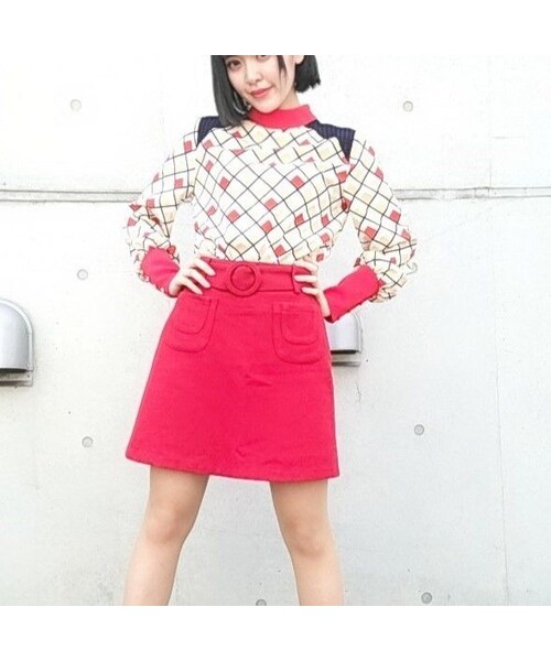 starblinc(スターブリンク)の「チェックバイカラーヨークプルオーバー(ポロシャツ・レディース・その他)」の4枚目の写真