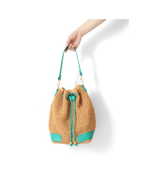 RODE SKO(ロデスコ)の「ラウンドペーパーバッグ(その他・レディース・OFF/BLACK/GREEN・FREE)」の11枚目の写真