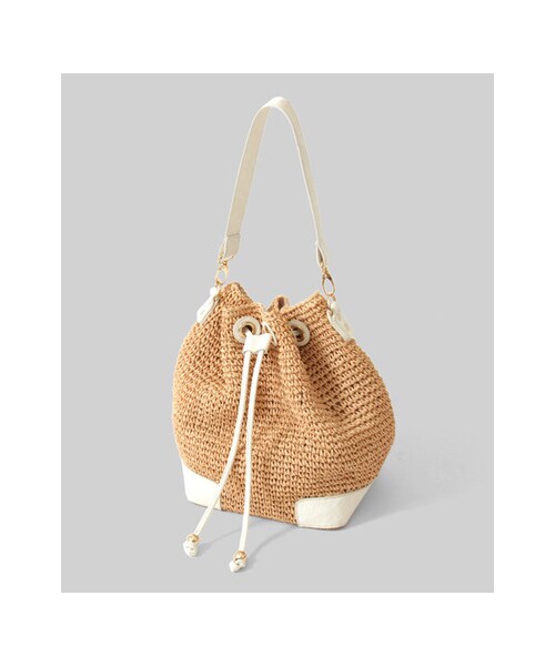 RODE SKO(ロデスコ)の「ラウンドペーパーバッグ(その他・レディース・OFF/BLACK/GREEN・FREE)」の2枚目の写真