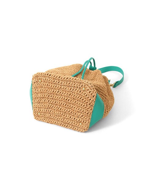 RODE SKO(ロデスコ)の「ラウンドペーパーバッグ(その他・レディース・OFF/BLACK/GREEN・FREE)」の8枚目の写真