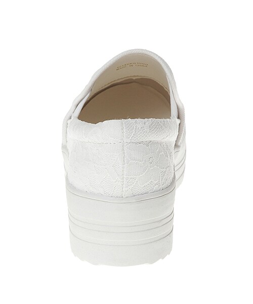 earth music&ecology（アースミュージックアンドエコロジー）の「・レース厚底スニーカー（スニーカー・レディース・ホワイト/ブラック・22.5cm/23cm/23.5cm/24cm/24.5cm）」の9枚目の写真