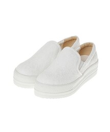 earth music&ecology | ・レース厚底スニーカー(シューズ)