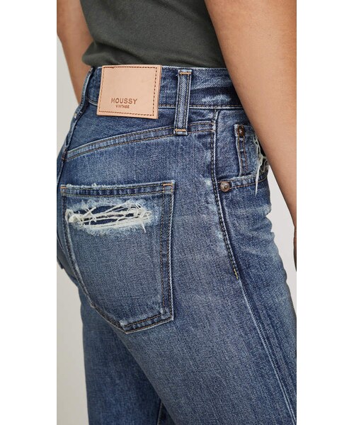 MOUSSY（マウジー）の「MOUSSY VINTAGE Beckton Tapered Jeans（デニムパンツ・レディース・Blue・24/25/26/27/28/29/30/31）」の6枚目の写真