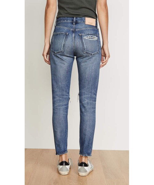 MOUSSY（マウジー）の「MOUSSY VINTAGE Beckton Tapered Jeans（デニムパンツ・レディース・Blue・24/25/26/27/28/29/30/31）」の2枚目の写真