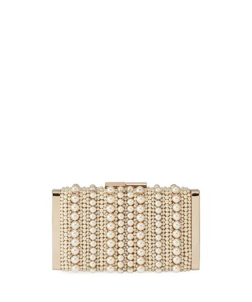 JIMMY CHOO（ジミーチュウ）の「Jimmy Choo J Box Pearly Box Clutch Bag（クラッチバッグ・レディース・Pink・One Size）」の4枚目の写真