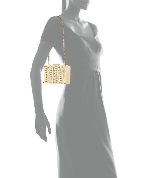 JIMMY CHOO（ジミーチュウ）の「Jimmy Choo J Box Pearly Box Clutch Bag（クラッチバッグ・レディース・Pink・One Size）」の5枚目の写真