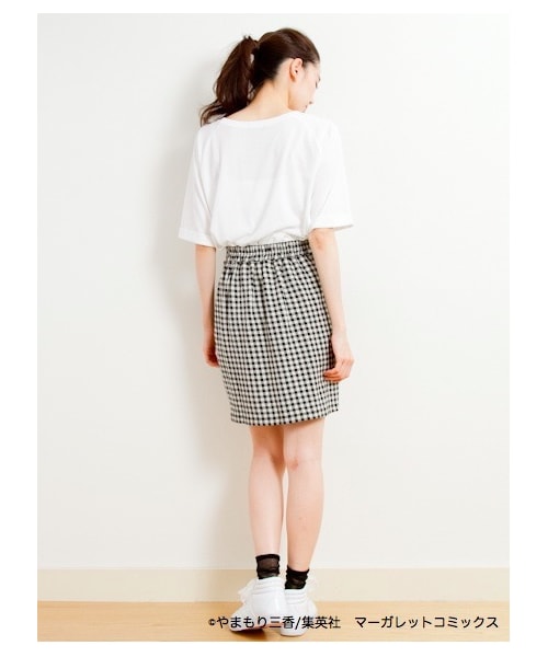 earth music&ecology(アースミュージックアンドエコロジー)の「★先行受注商品【ひるなかの流星】daytime shootingstar/Tee(Tシャツ・レディース・ホワイト/ブラック・F)」の7枚目の写真