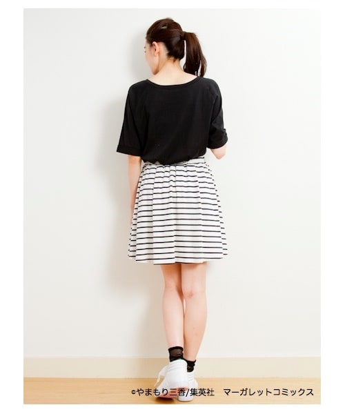 earth music&ecology(アースミュージックアンドエコロジー)の「★先行受注商品【ひるなかの流星】daytime shootingstar/Tee(Tシャツ・レディース・ホワイト/ブラック・F)」の5枚目の写真