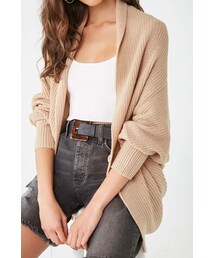 Forever 21 Ribbed Open-Front Cardigan