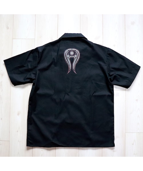 【最安値】 PEACEMAKER（ピースメーカー）の「和TRIBAL OPEN COLLAR SHIRTS トップス