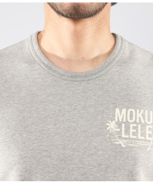 ADAM ET ROPE'（アダムエロペ）の「【OCEANS7月号掲載】別注【REIGNING CHAMP】スウェットTシャツ（Ｔシャツ/カットソー・メンズ・ブラック/グレー・S/M）」の6枚目の写真